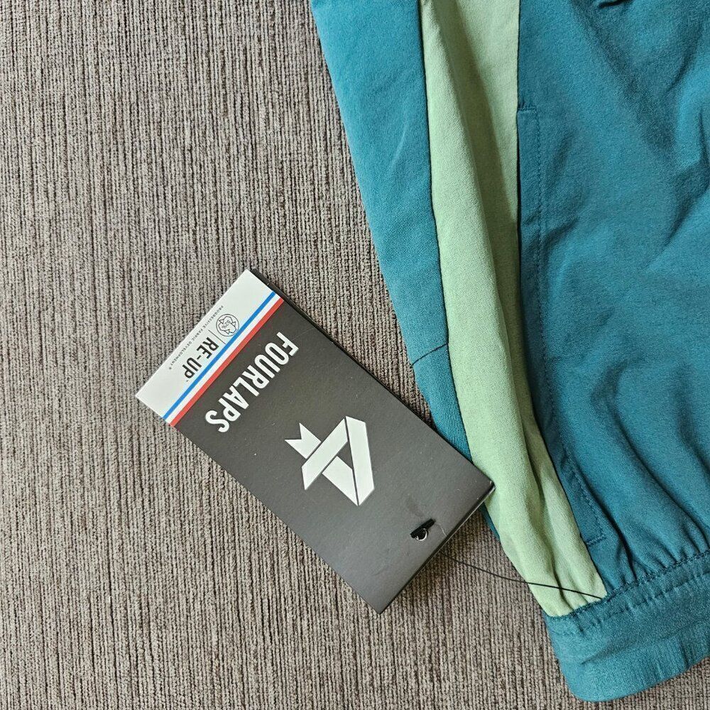Fourlaps Women's Deep Teal and Dark Ivy Command Shorts Size Medium - Picture 6 of 12